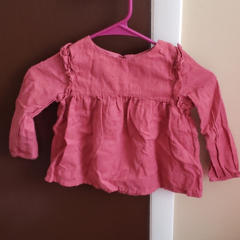 Toddler Girls Ruffly Shirt